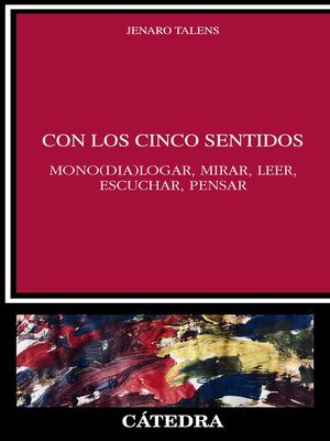 cover image of Con los cinco sentidos